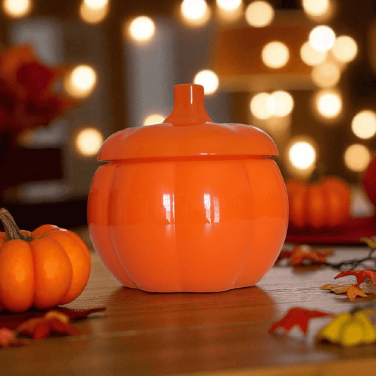 Orange Pumpkin Jar