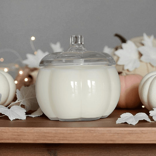Clear Pumpkin Jar