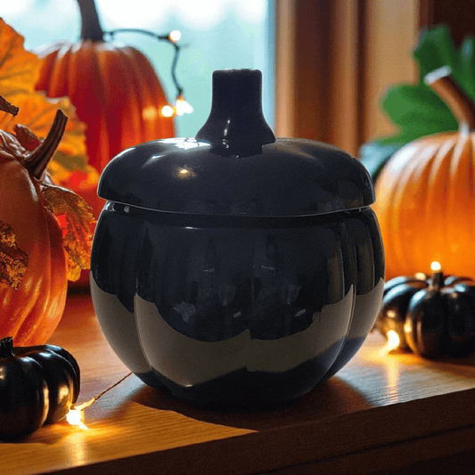 Black Pumpkin Jar